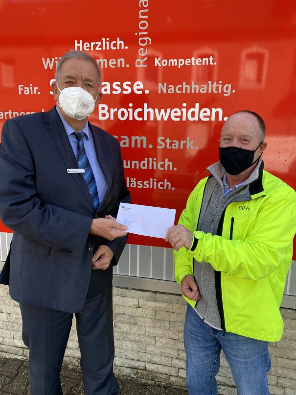 Sparkasse Aachen unterstützt erneut die Vereine in Broichweiden
